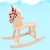 Nature Wooden Ride On Animal Swing Rocking Chair Horse Toy