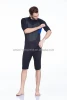 neoprene wetsuit shorty mens 1mm/2mm, swimsuit, neoprene laminated super stretchy fabric