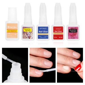 New 10g Nail Art Glue With Brush On Strong Adhesive Acrylic False Tip