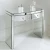 Import new arrival curved silver mirrored dresser with mirror from China