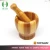 Import New arrival style factory price bamboo pestle and mortar from China