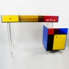 New Arrive High Quality Colorful Acrylic Children Study Desk Office Table