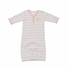 New baby romper color stripe infant night wear baby pajamas