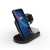 Import New Design 3 in 1 Mobile Phone Holder Stand Dock Charging Station QI Fast mobile charging station from China