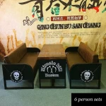 new design booths wholesale restaurant furniture indoor club furniture tables and industrial chairs single cafe chair sofa