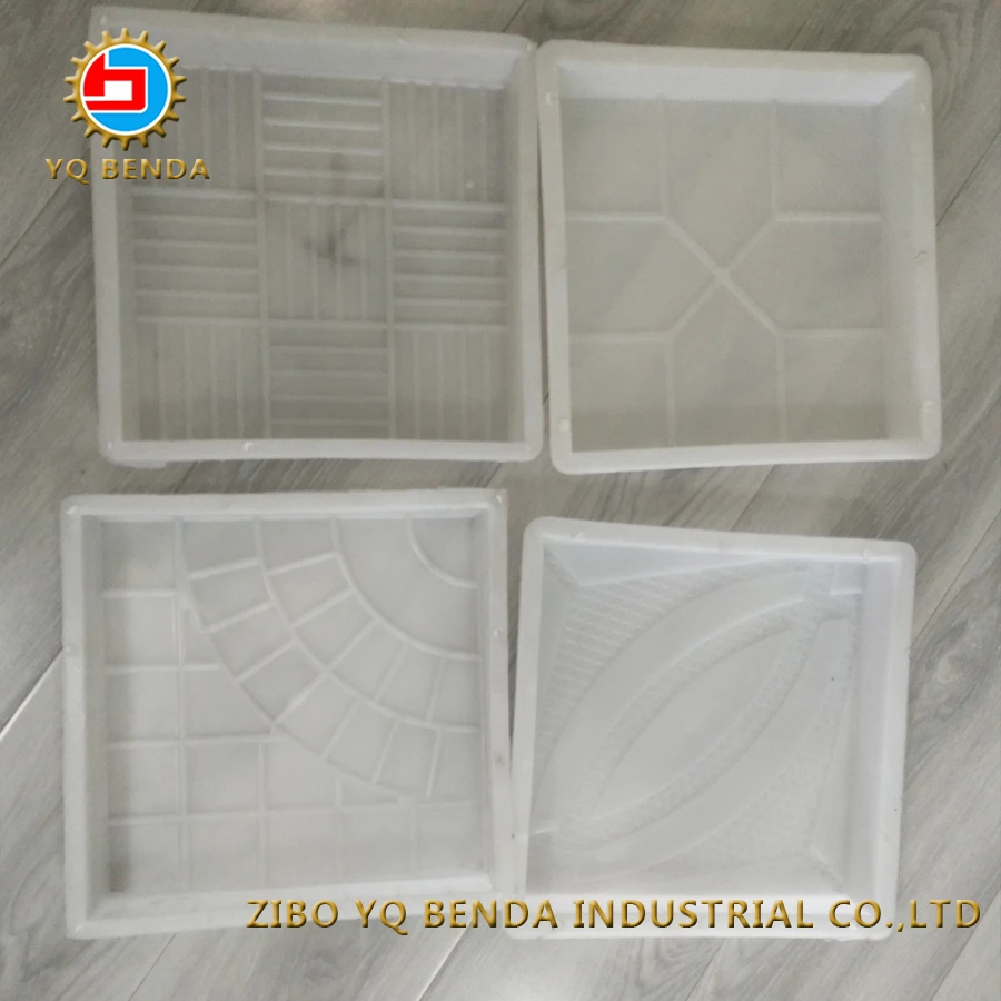 New Design Cement Tile Molds Interlocking Pavers Plastic Moulds