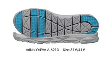 New design lightweight eva rubber running shoes sole