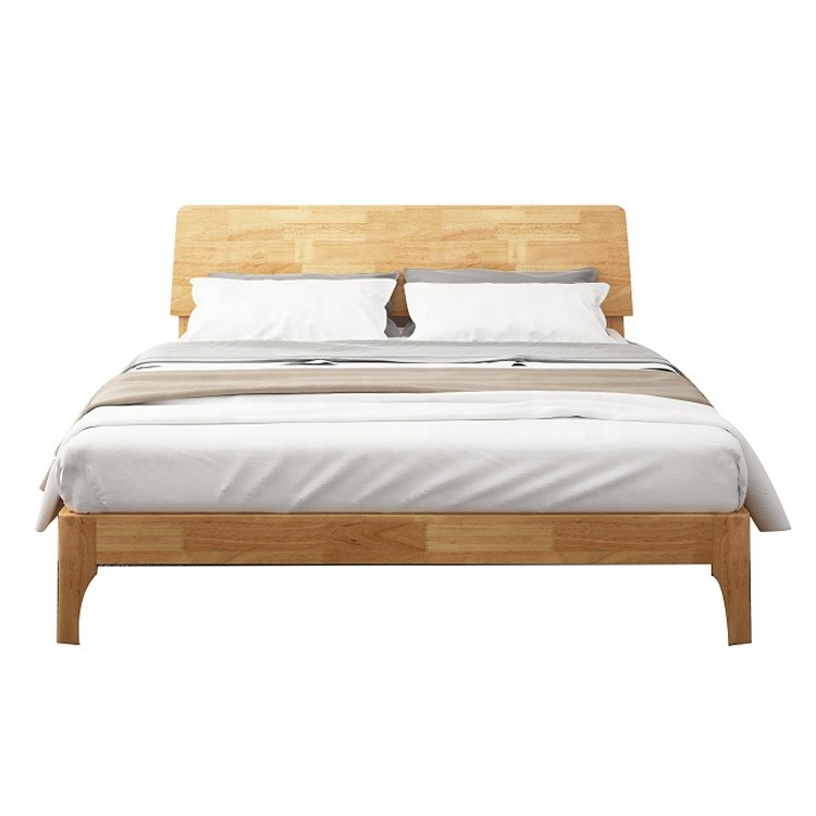 New Design Minimalist Wood Bedroom Set Hotel Furniture