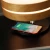 Import New design wooden bedroom Desk Touch Led fast Wireless Charging table Lamp With Music Speaker and time display from China