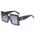 Import New Designer Sunglass 2024 Women Lentes De Sol Shades Square Trendy High Quality Ladies Luxury Sunglasses UV400 from China