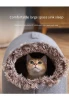 New Fall And Winter Padded Cat Kennel Closed Indoor Winter Warm Dog Kennel Pet Supplies