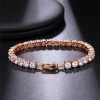 New fashion brand micro-inlaid zircon bracelet personalized tennis charm bracelet fashion jewelry