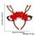 Import New  kids  Christmas headbands  Antler Headdress Cute hairpin plush party decoration sequin Christmas headband from China