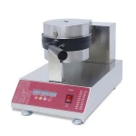 New Machines Round Waffle Maker Machine, Rotary 4-slice Belgain Waffle Maker with rotary waffle iron plate For Sale