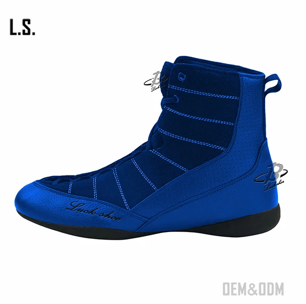 New model black wrestling boots top grade kick boxing shoes high quality boxing boots on line