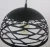 Import New modern vintage black aluminum outdoor pendant light fixtures led kitchen hollow Chandelier hanging Lights from China
