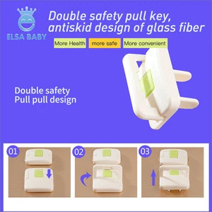 New novel plastic baby safety socket protective cover plugs with USA type fits to the United States Britain and Japan