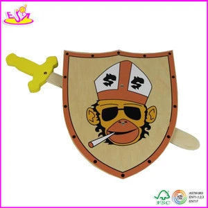 New product handmade toy sword for kids,wooden toy sword for children,best seller wooden sword toy for baby W01B004