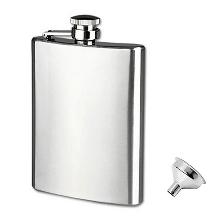 New Product Ideas 2020 Custom Outdoor Camping Eco Friendly Portable Travel Silver 1-18 Ounce Stainless Steel Hip Flask