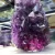 New product wedding souvenirs guests gemstone healing folk crafts purple amethyst crystal lamp