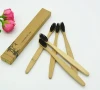 New Products Rainbow Color Soft Medium Bristle Bamboo Toothbrush With Private Label hotel  Bamboo Toothbrush