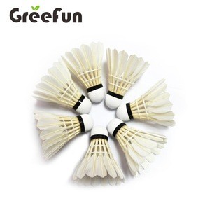 New Professional Training And Playing Wholesale Shuttlecock For Badminton Sports Goose Shuttlecock Badminton Balls Factory