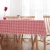 Import New Simple Fashion Cotton And Linen Tablecloth Plaid Fringed Lace Anti-wrinkle And Wear-Resistant Tablecloth from China