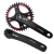 Import New Style High Quality Crank And Chainwheel Mountain Bike Crankset Integral Single Speed Sprocket Bicycle Crank Set from China