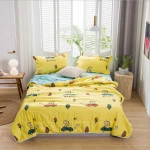 New style household 99% polyester 3-piece quilt sets summer quilt wholesale quilts