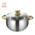 Import Newest 12pcs Stainless Steel thomas inox cookware set inox cooking pot with gold handle cookware sets from China
