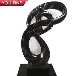 Newest Black abstract marble carving sculpture