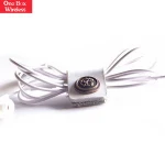 Nice Mobiles Accessories Custom Genuine Leather Earbud Organizers USB Cable Winder Power Cord Holder
