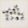 Nickel plated Iron/ Brass rivets for garments / shoes/ luggages fashion rivets