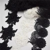 nigerian lace fancy design colorful embroidery flower African lace trim fabric wedding dresses