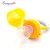 Import Ningbo Longwell Babies Silicone Teething Ring Infant Toy OEM Factory BPA Free Vegetable Baby Food Pacifier Feeder Fruit Pacifier from China