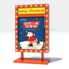 No a6/a5/a4 size letter led light box advertising Christmas advertising led light box