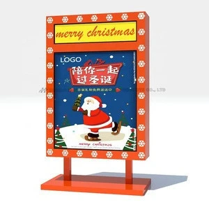 No a6/a5/a4 size letter led light box advertising Christmas advertising led light box