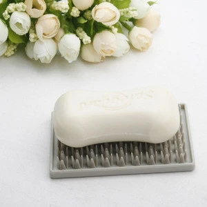 Non-slip Flexible Easy Cleaning Silicone Soap Dish To Keep Soap Bars Dry Clean