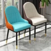 Nordic luxury dining chair home modern minimalist makeup chair stool backrest post-modern wrought iron chair spot wholesale