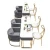 Import Nordic Marble Nail Shop Tables and Chairs Double Nail Table Set from China