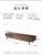 Import Nordic minimalist black walnut wooden living room furniture tv cabinet modern from China