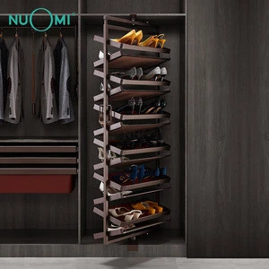 NUOMI RALPHIE Series 2020 Exclusive Design Rotating Shoes Rack for Wardrobe Storage