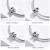Import OB Jewelry Funny Bubble Letter Alphabet Metal Beads For Original Silver 925 Bracelet Heart Pattern Charms DIY Magic Bracelet from China