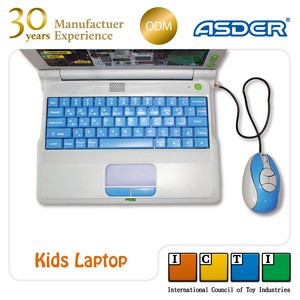 ODM White Kids Laptop Language Learning Game Machine