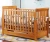 Import OEM and ODM safety bed baby new born wooden baby cribs from China