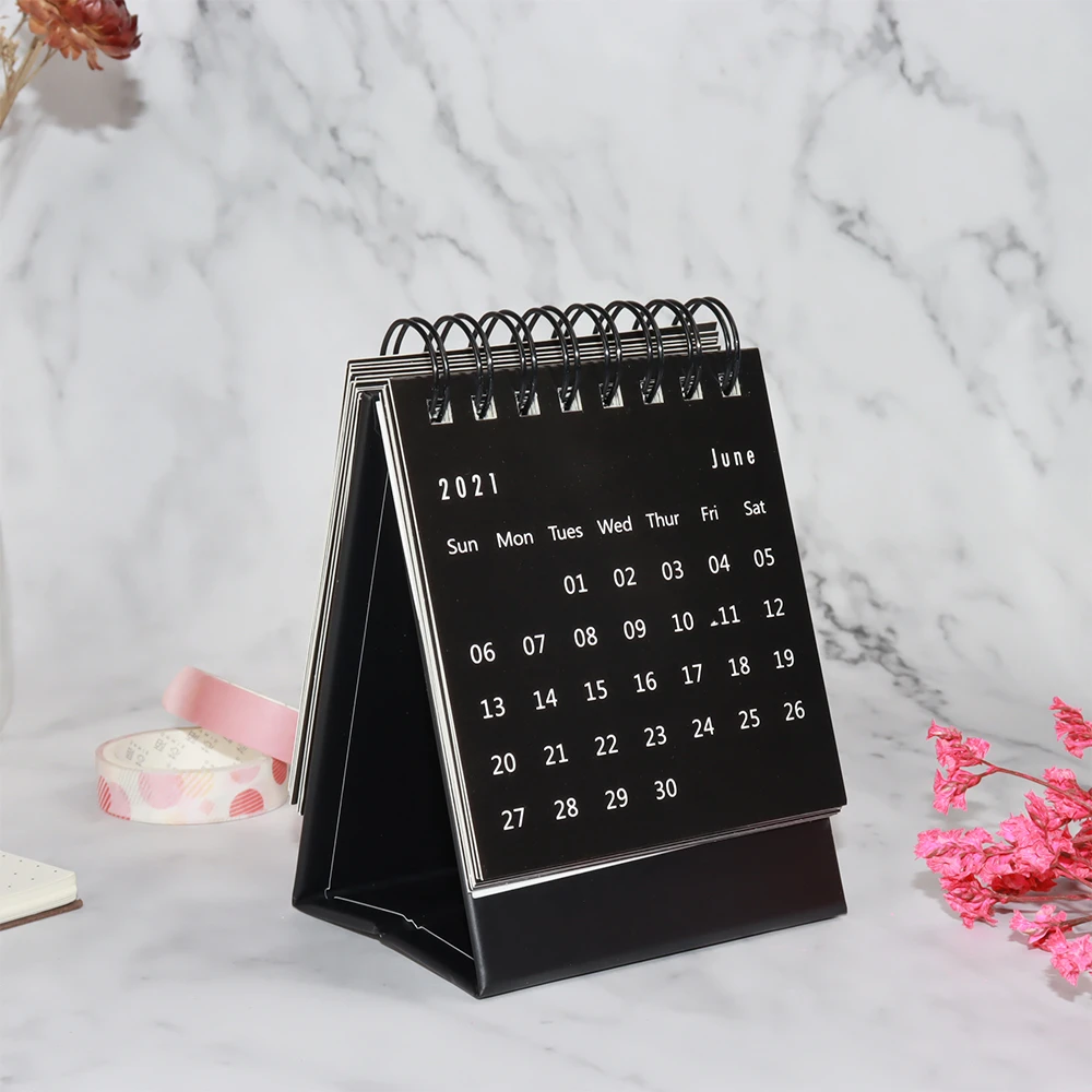 OEM service cheap desk mini calendar 2021 pocket custom calendar