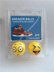 OEM Smiley faces Ball air freshener shoe deodorant