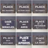 Old style decorative metal wall signs custom made 20*30CM warning wall plaque Cuisine chambre amer picon retro tin signs