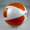 Orange and white beach ball inflatable gift toy ball