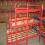 Order Picking Gravity Flow Roller Racking Systems Carton Flow Racks